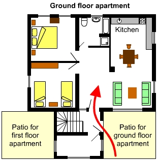 Alkotmany U.9 ground floor plan